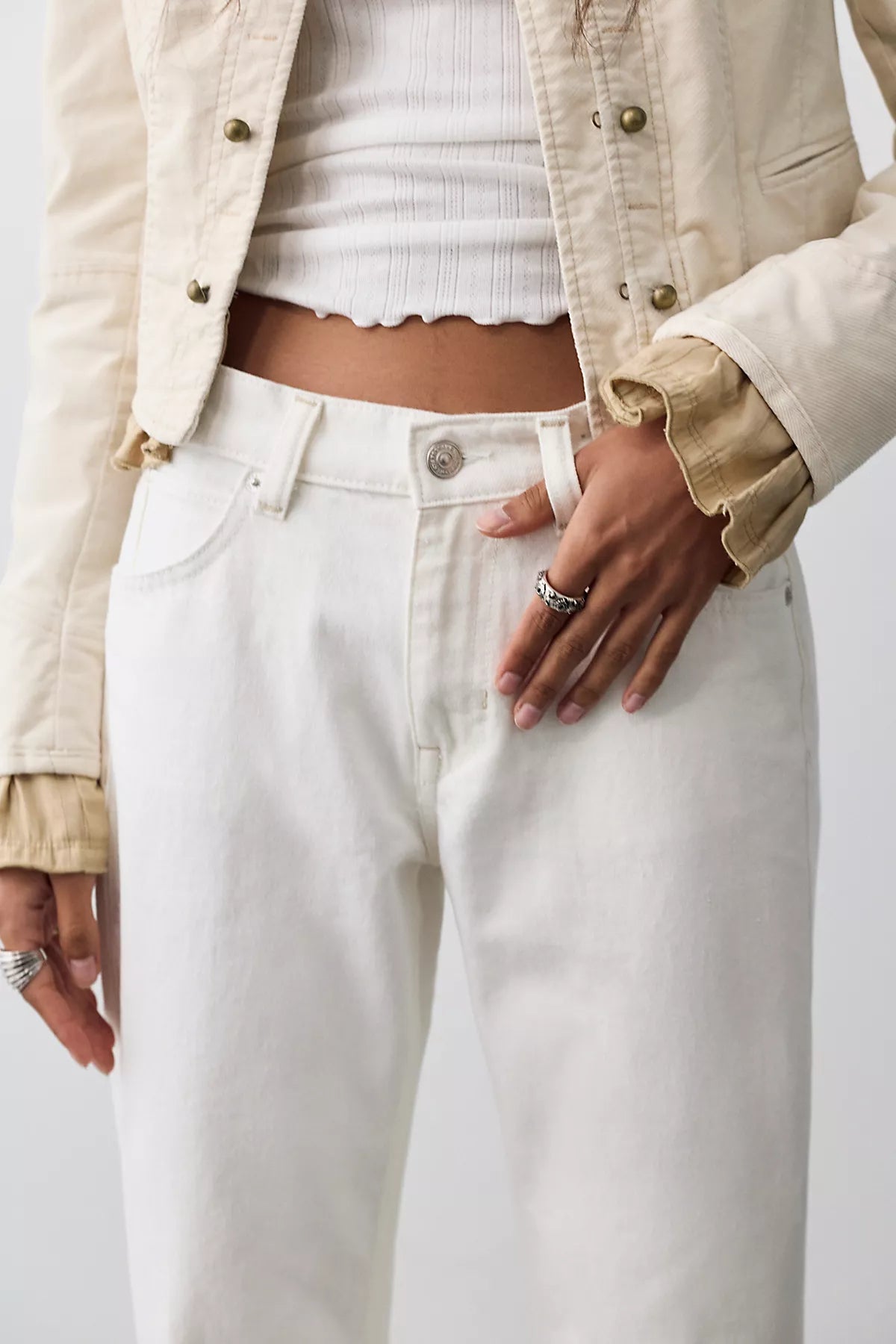 We The Free Luna Mid-Rise Straight Jeans