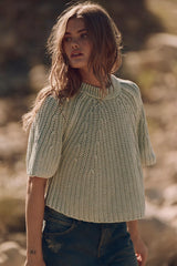 Amy Cotton Sweater Tee