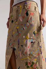 We The Free Sunday Painter Maxi Skirt