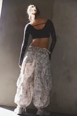 Charmer Printed Utility Pants