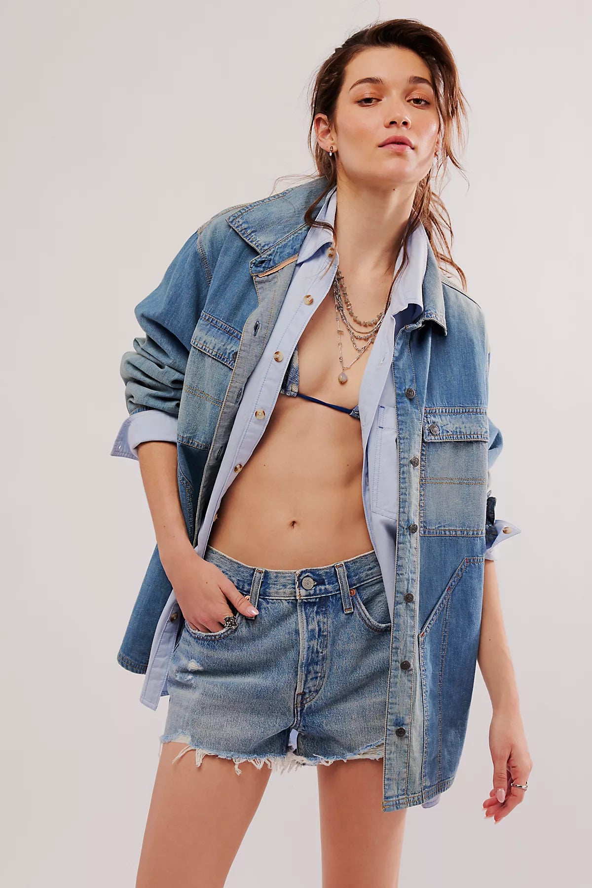Levi’s 501 High-Rise Denim Shorts