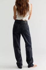 Dala Alley High-Rise Straight Jeans