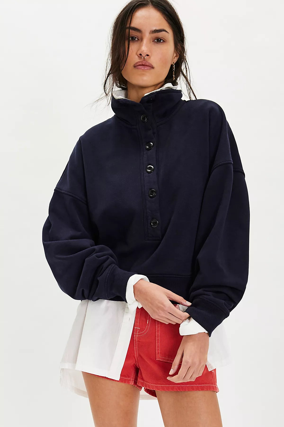 Citizens of Humanity Mirelle Funnel-Neck Sweatshirt