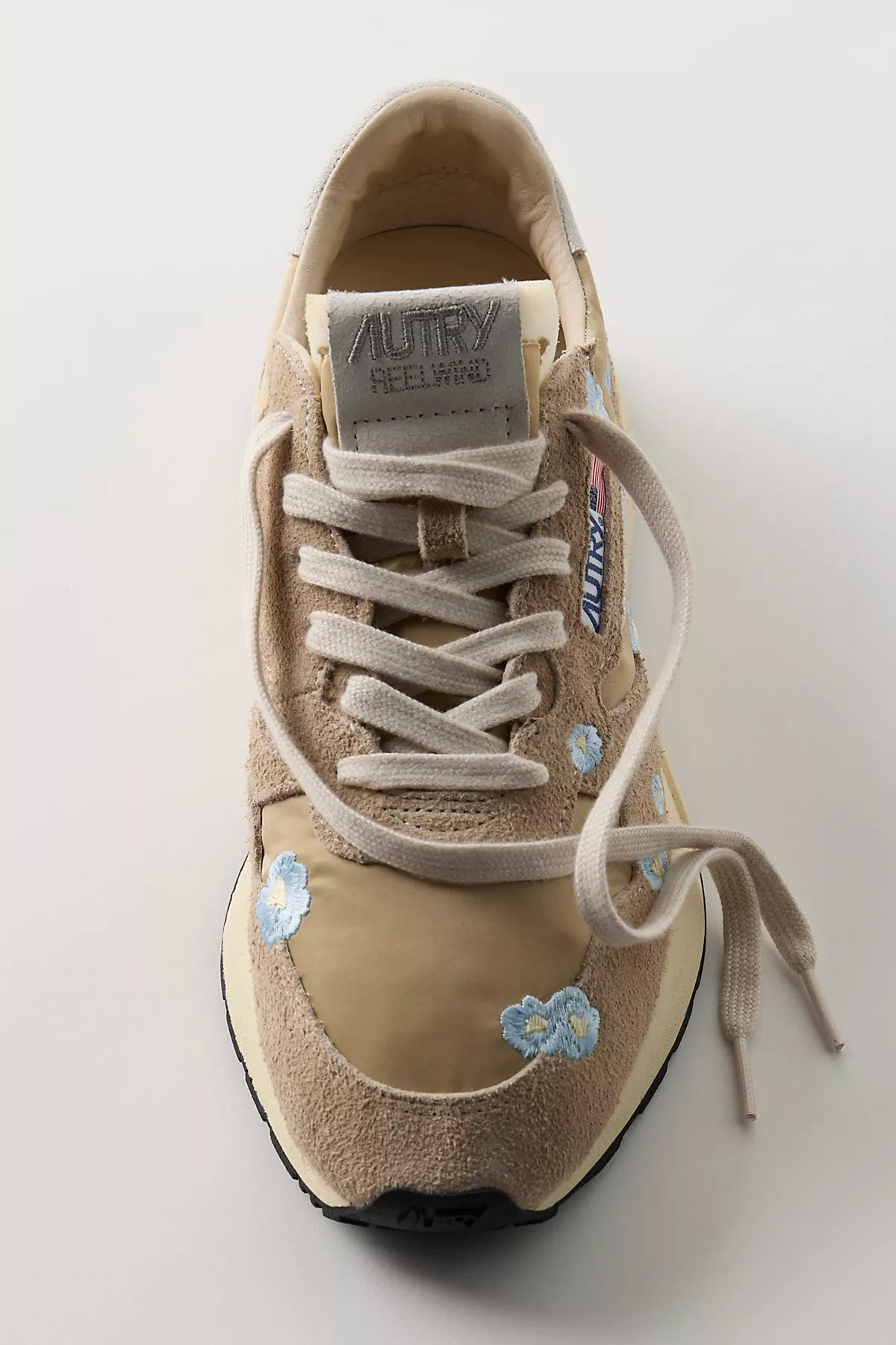 Autry Reelwind Embroidered Low-Top Sneakers