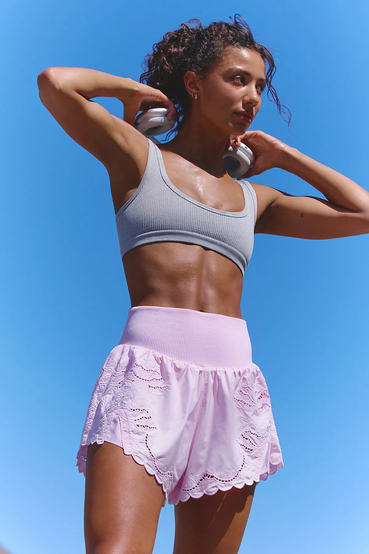 Carpe Diem Eyelet Shorts