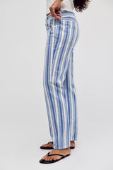 Citizens Of Humanity Anissa Striped Straight Leg Jeans