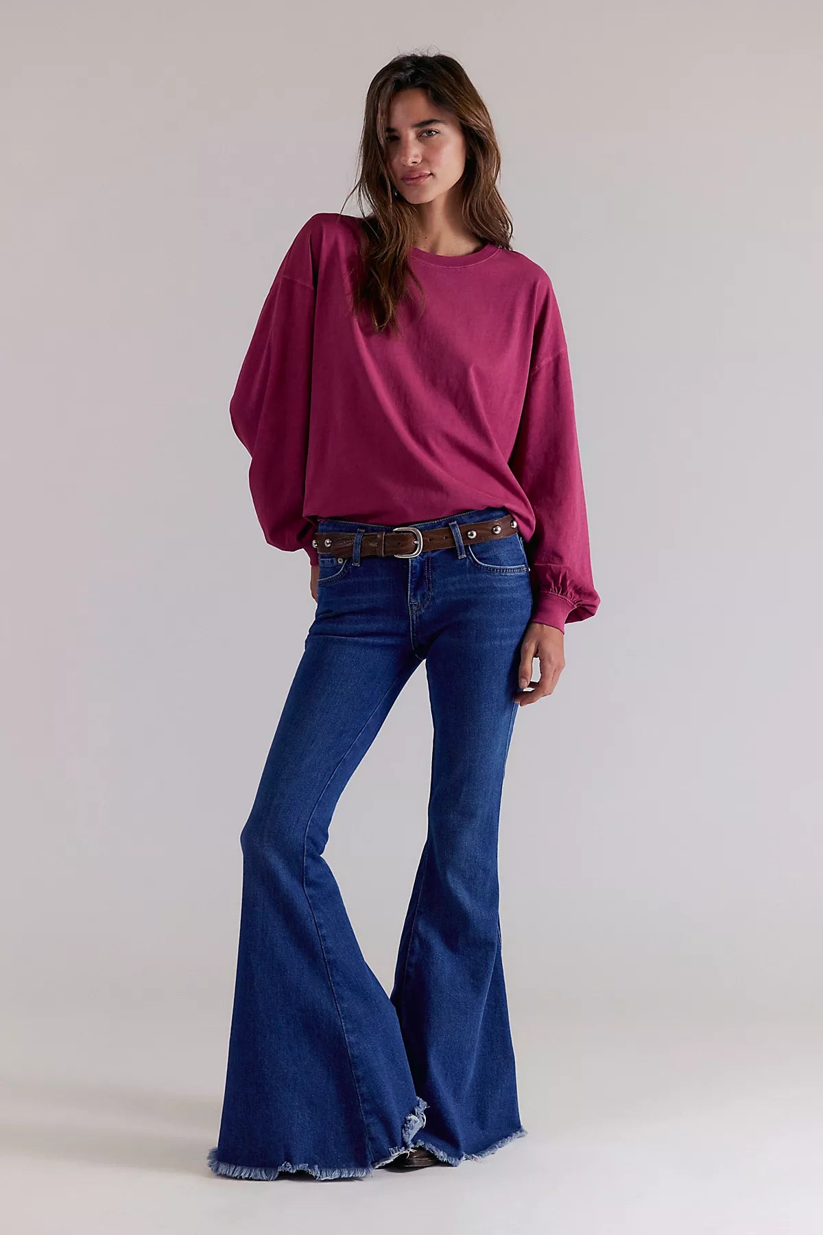 We The Free Emre Low-Rise Flare Jeans