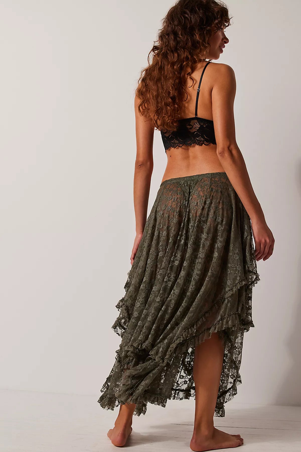 French Courtship Maxi Slip Skirt
