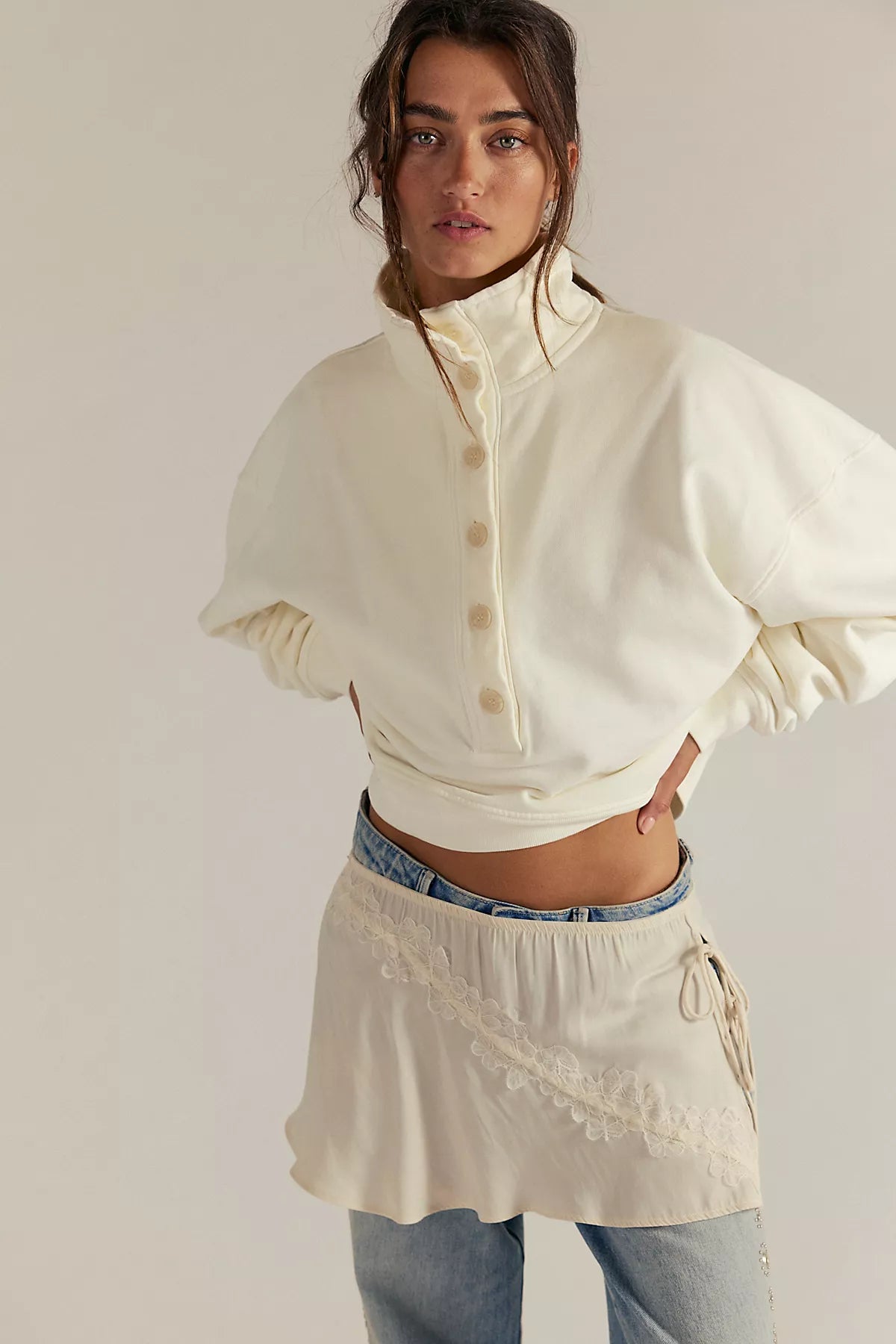 Citizens of Humanity Mirelle Funnel-Neck Sweatshirt