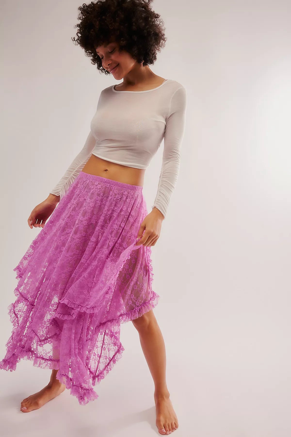 French Courtship Maxi Slip Skirt