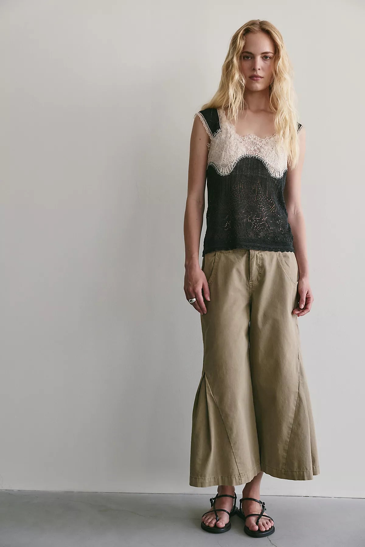 Anna Sui Lace Knit Camisole