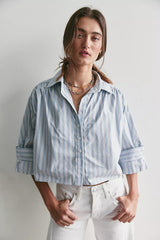 We The Free Mira Pinstripe Top