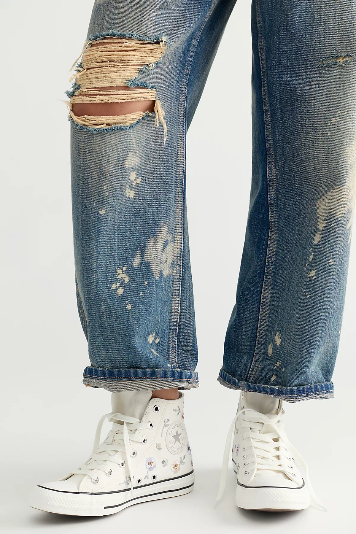 Chuck Taylor All Star Sequin Flower High-Top Sneakers