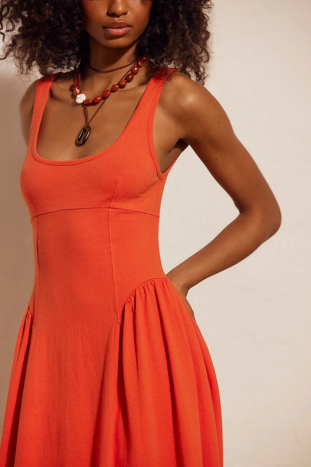 Elsa Cotton Midi Dress