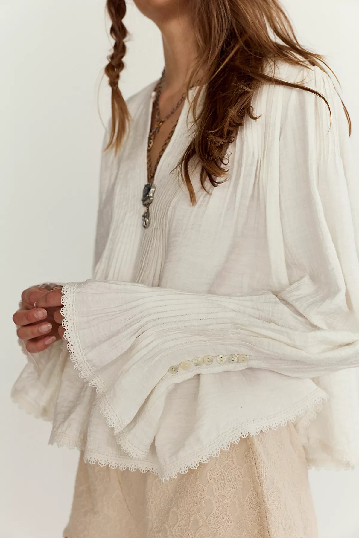 Thousand Pintucks Blouse