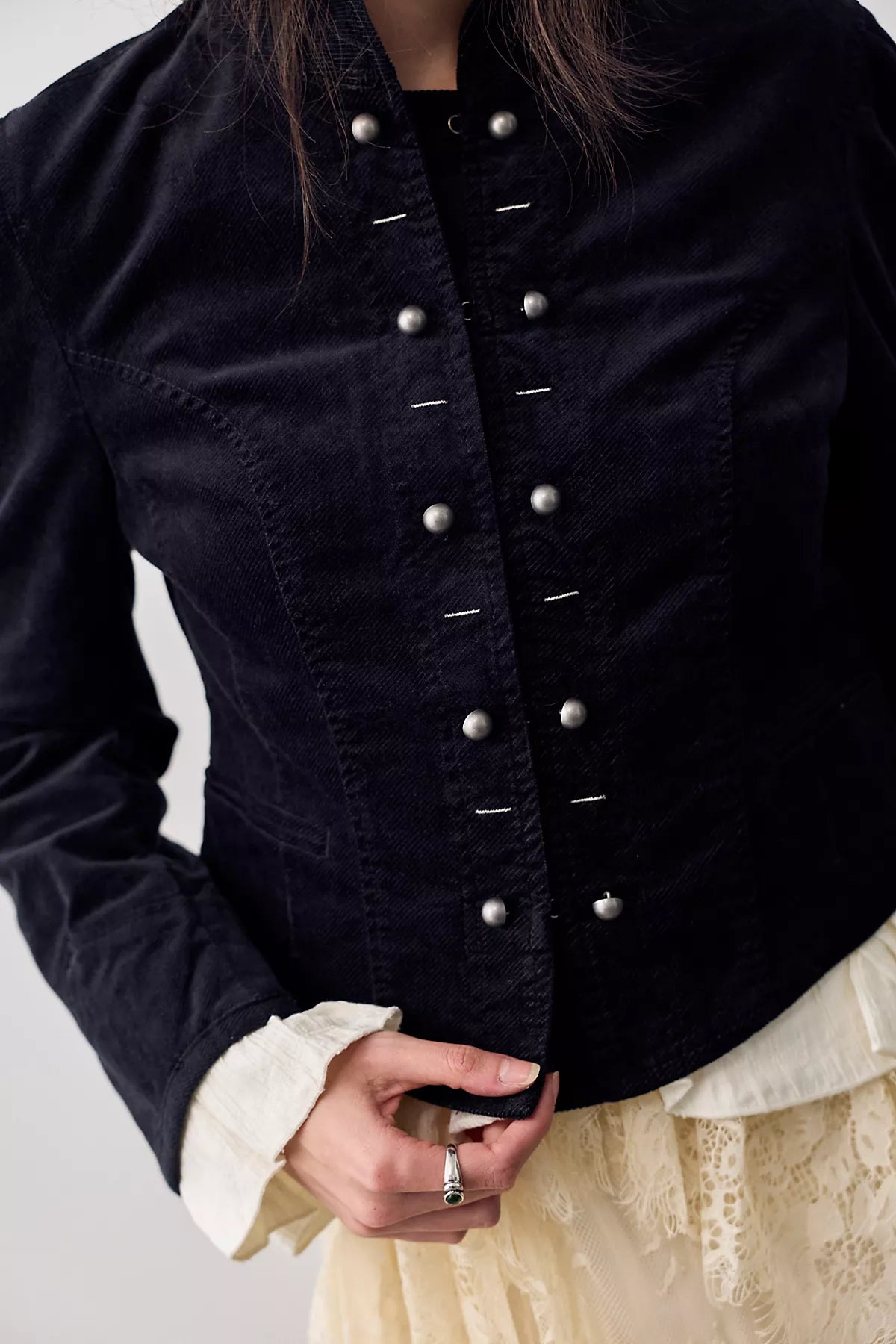 Cloud Nine Ruffle Band Jacket
