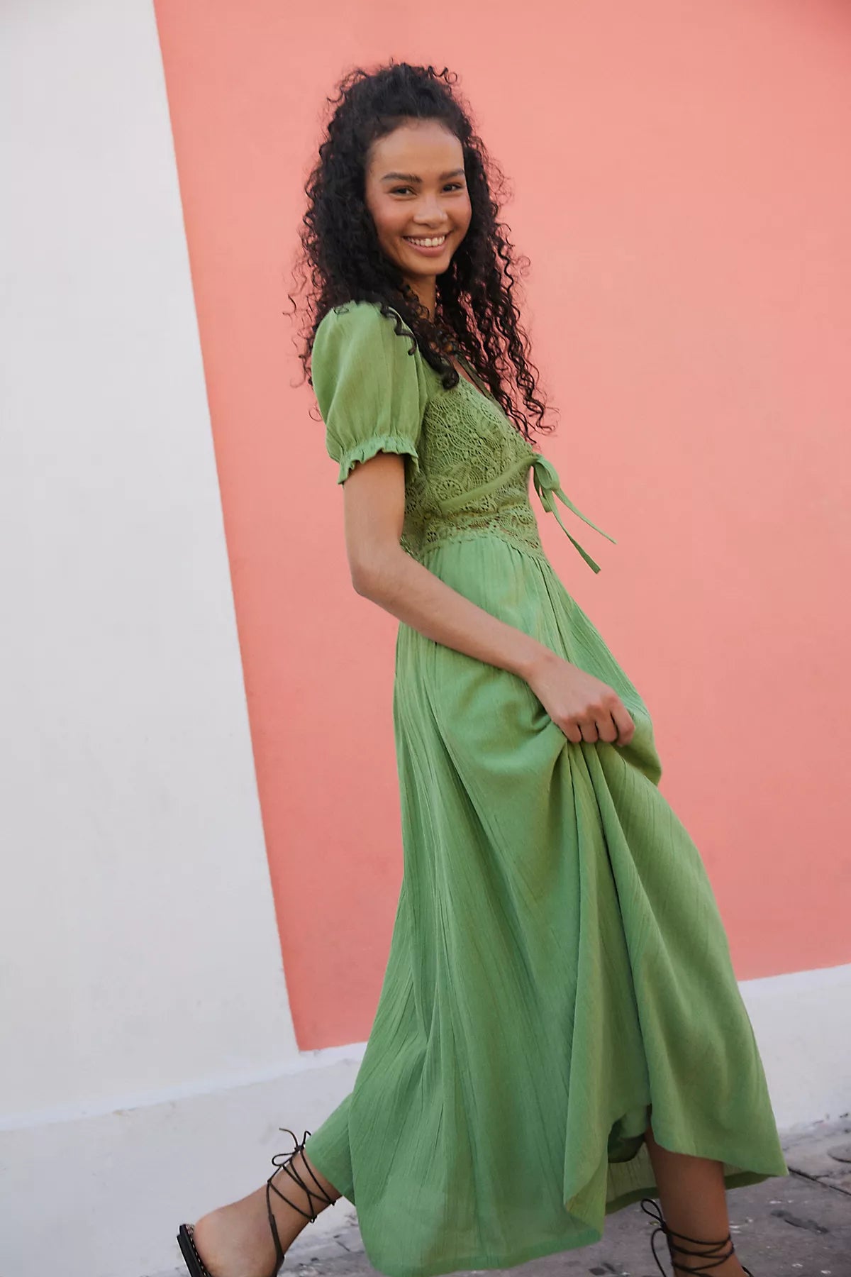 All You Need Is Lace Midi Dress