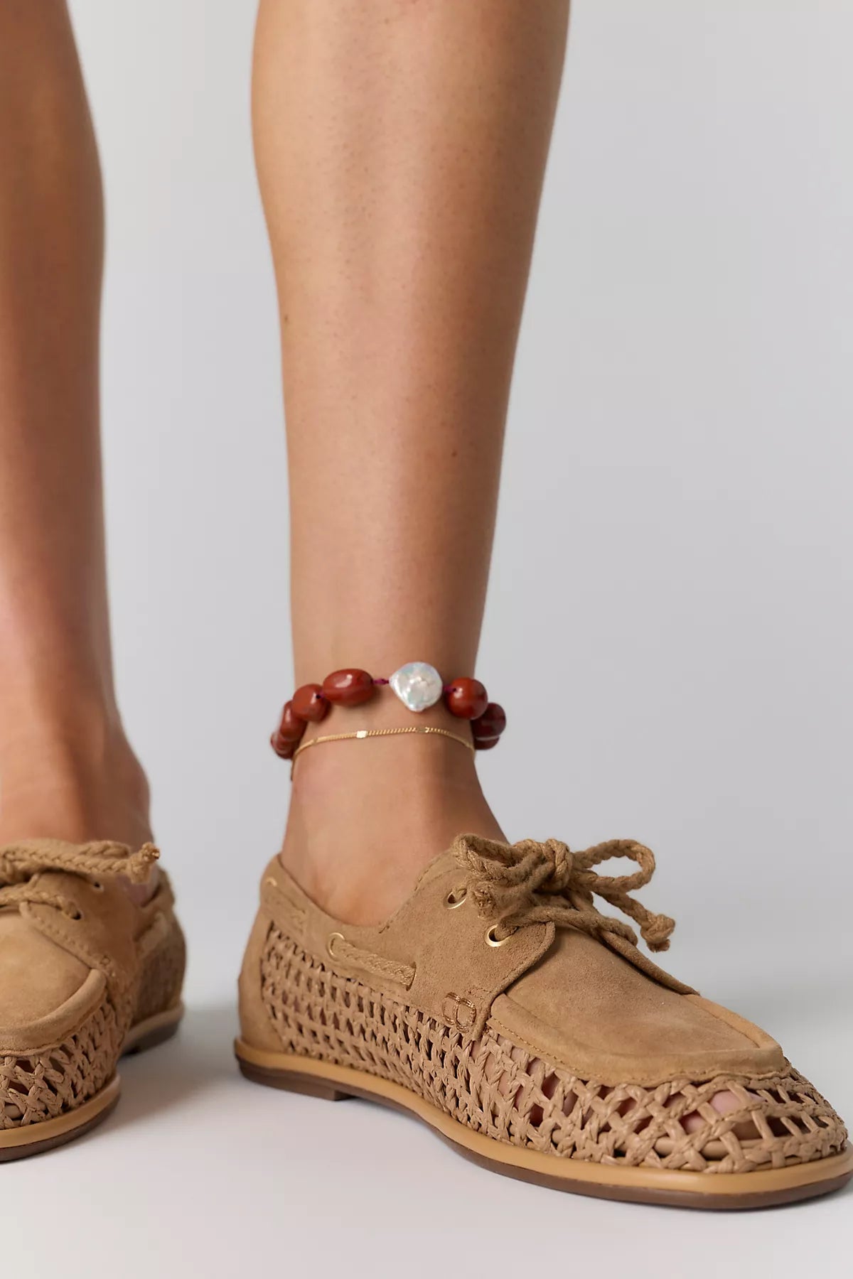 Bria Woven Boat Shoes