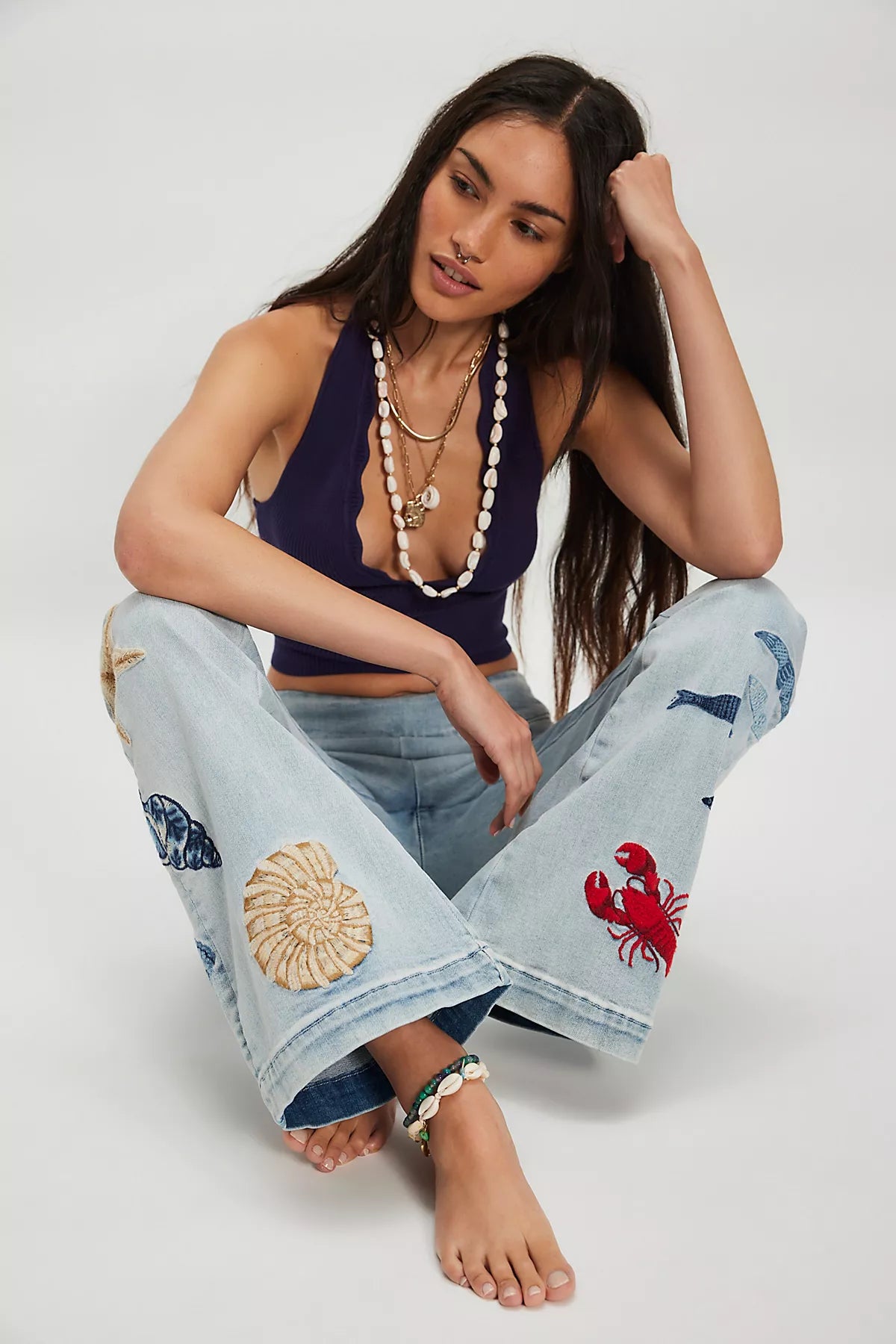 Driftwood Wyatt Embroidered Jeans