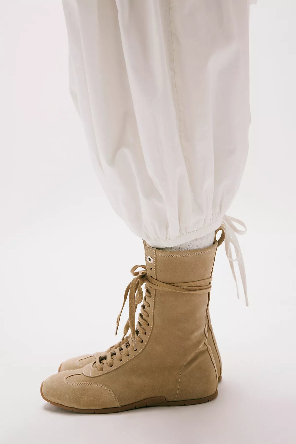 Calle Balloon Crop Pull-On Pants