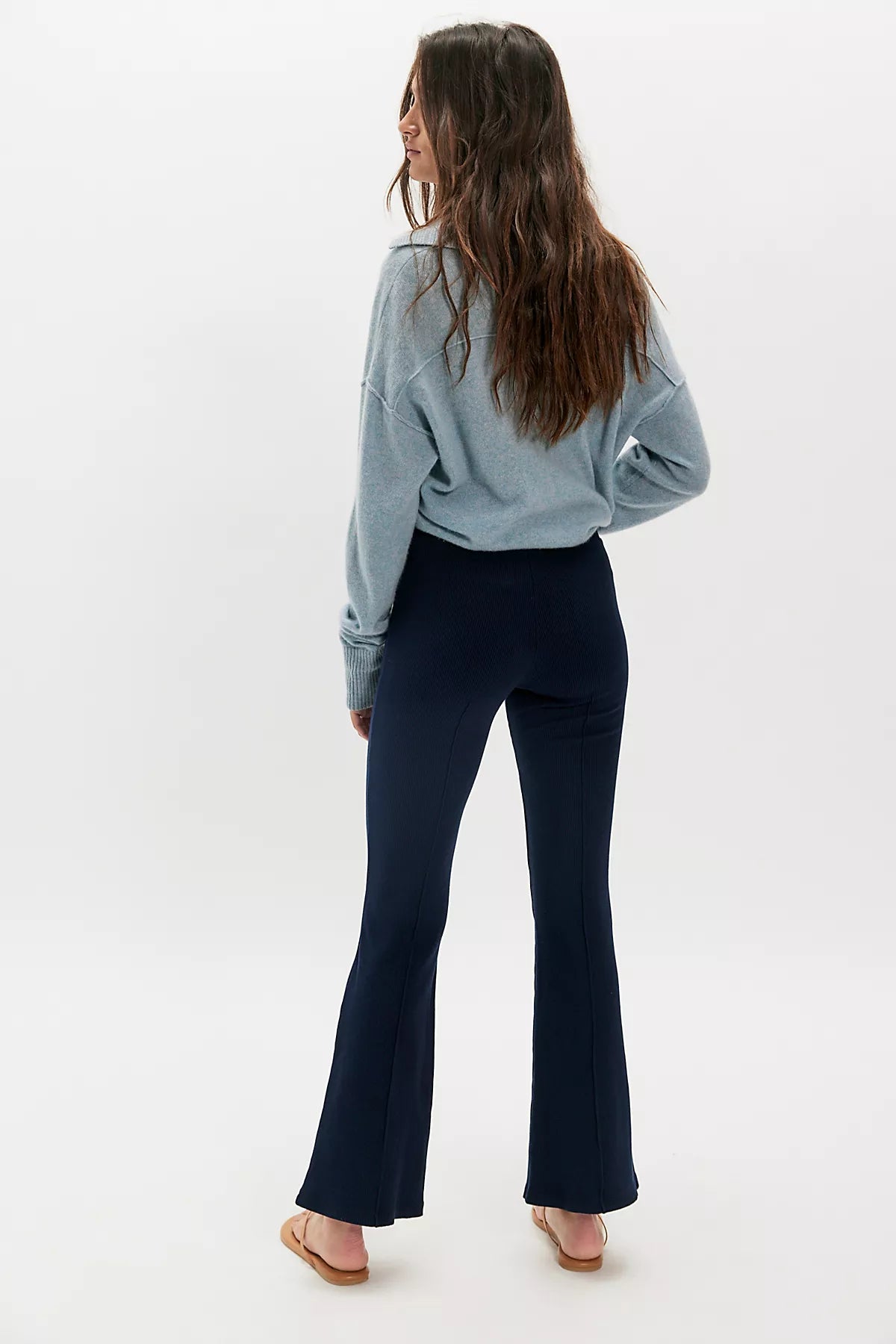DONNI. The Tall Rib Kick Flare Pants