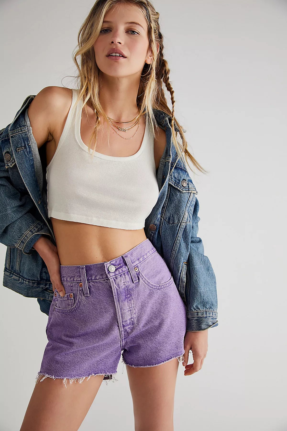Levi’s 501 High-Rise Denim Shorts
