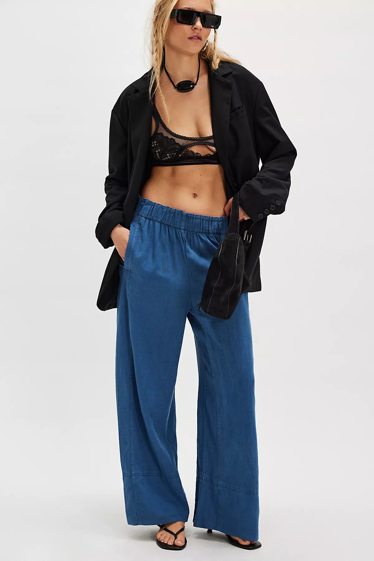 Day's End Linen Pull-On Pants