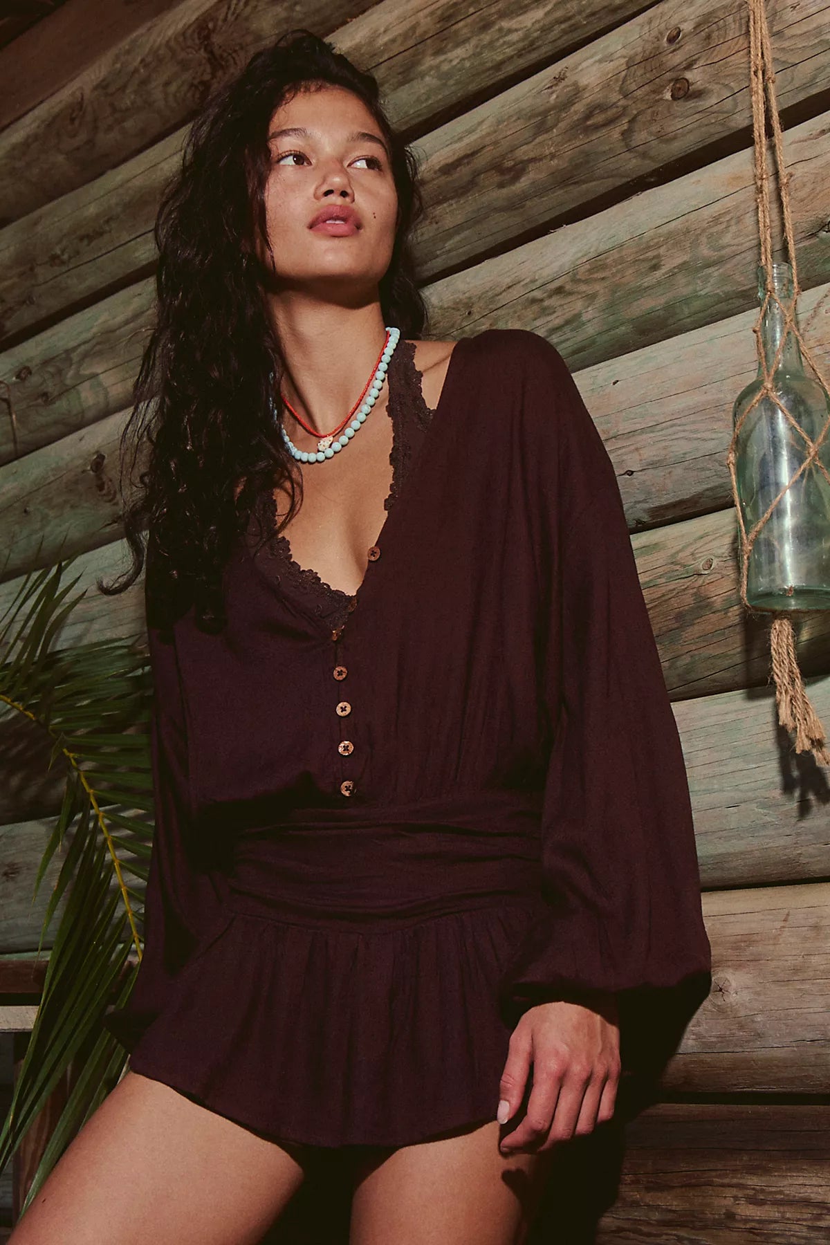 Carson Drop-Waist Romper