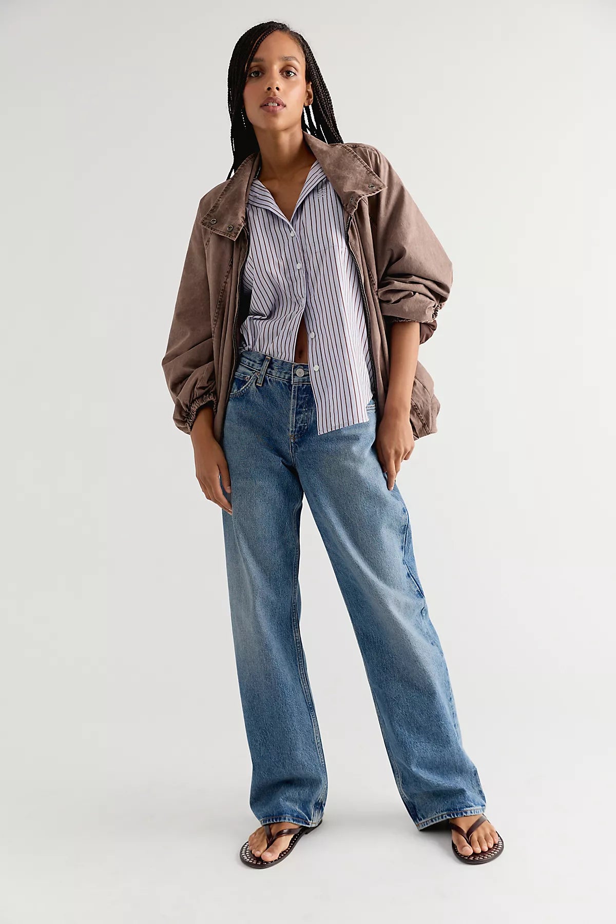 AGOLDE Low-Rise Loose Jeans