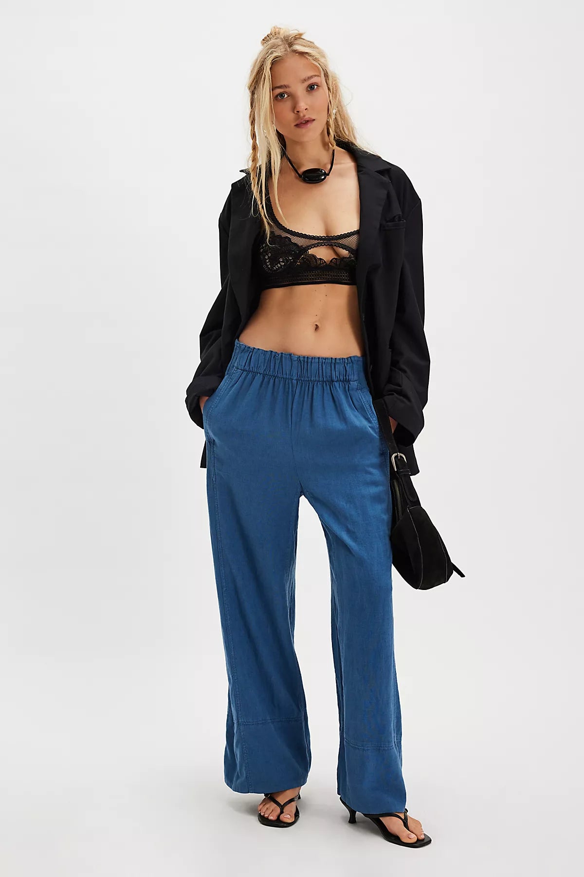 Day's End Linen Pull-On Pants