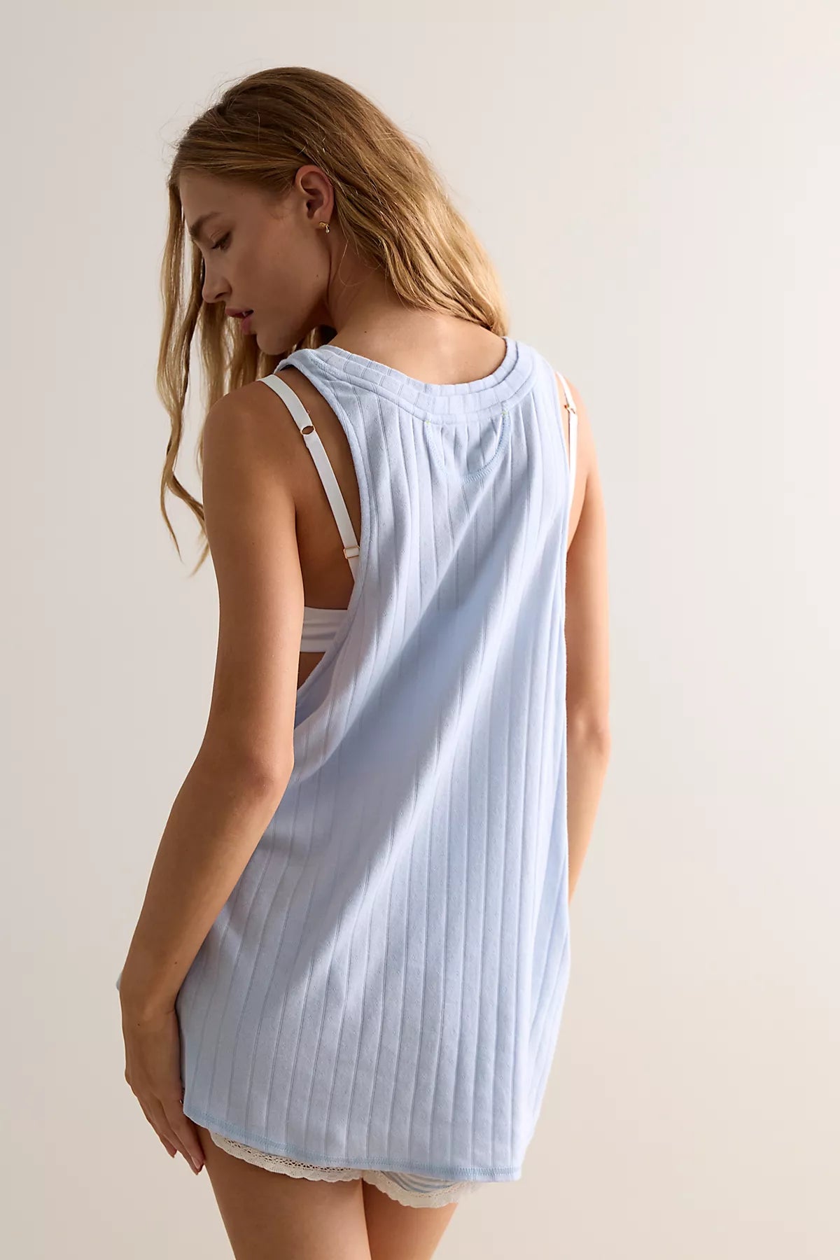 End Game Pointelle Lounge Tank