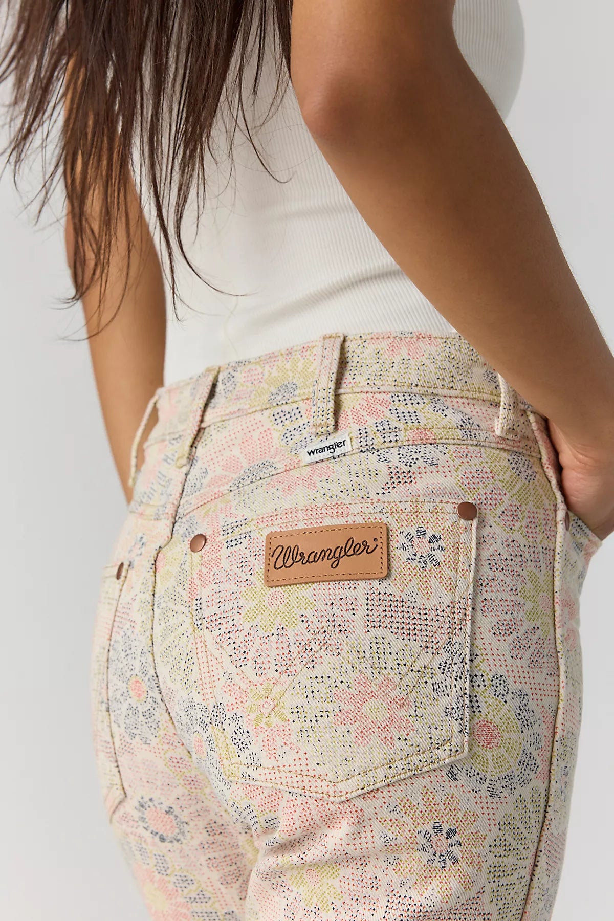 Wrangler Printed Global Bootcut Jeans