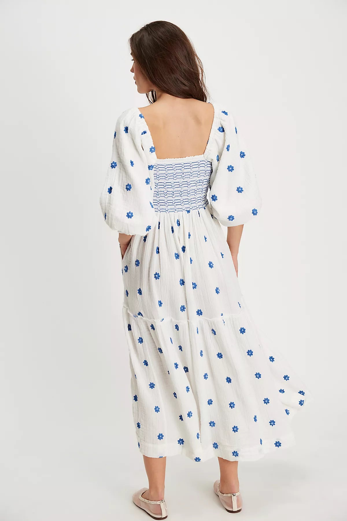 Dahlia Embroidered Maxi Dress