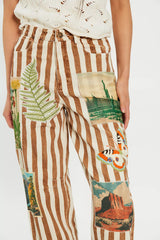 Denim And Bone Roadtrip Striped Jeans