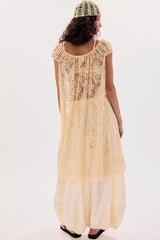 Anna Sui Victorian Lace Maxi Top
