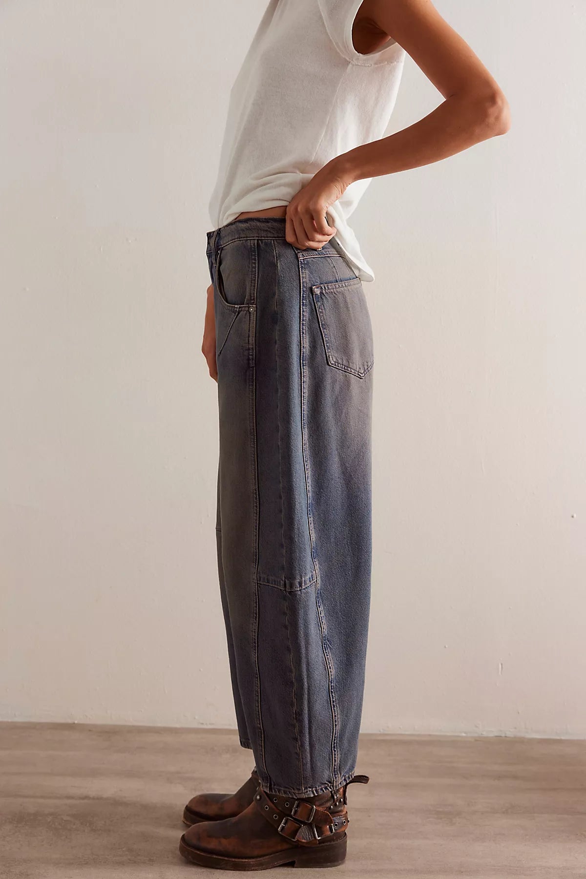 We The Free CRVY Venus Barrel Jeans