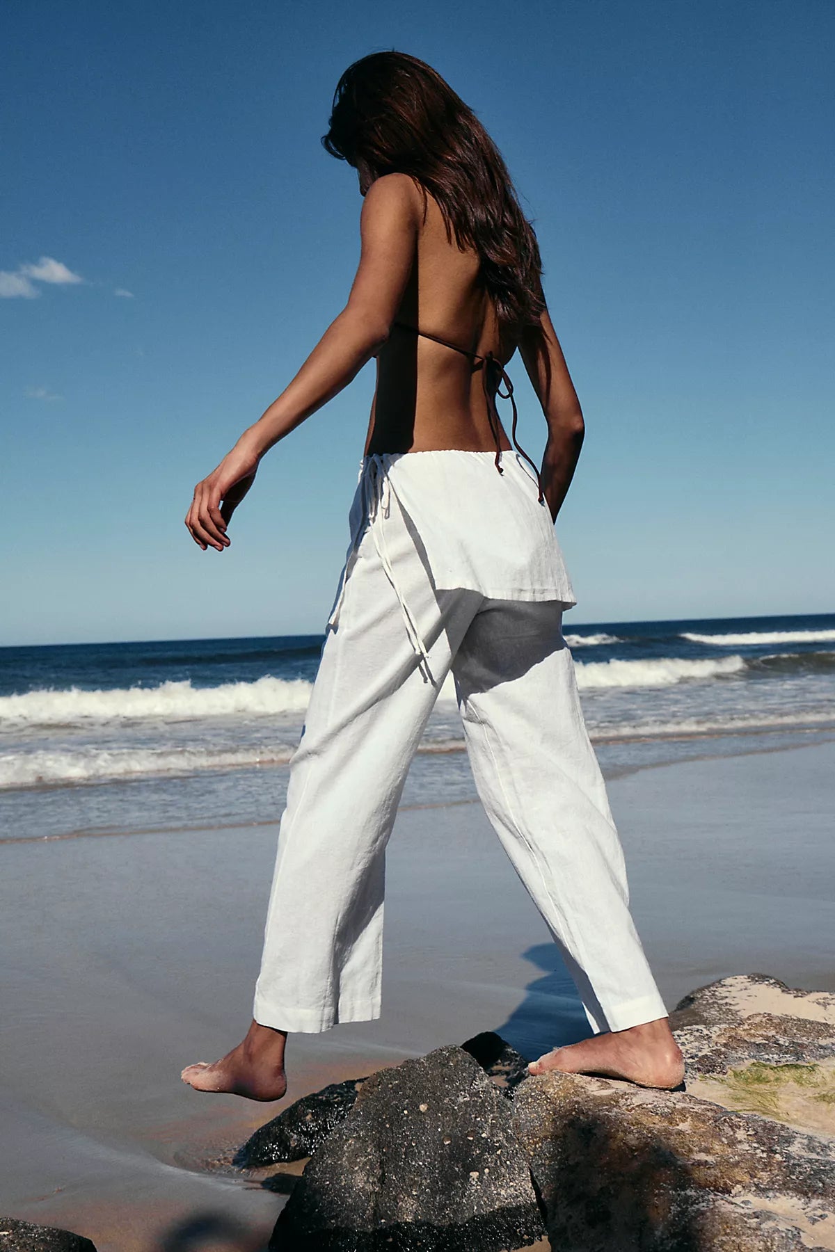 Aqualuna Linen Skants