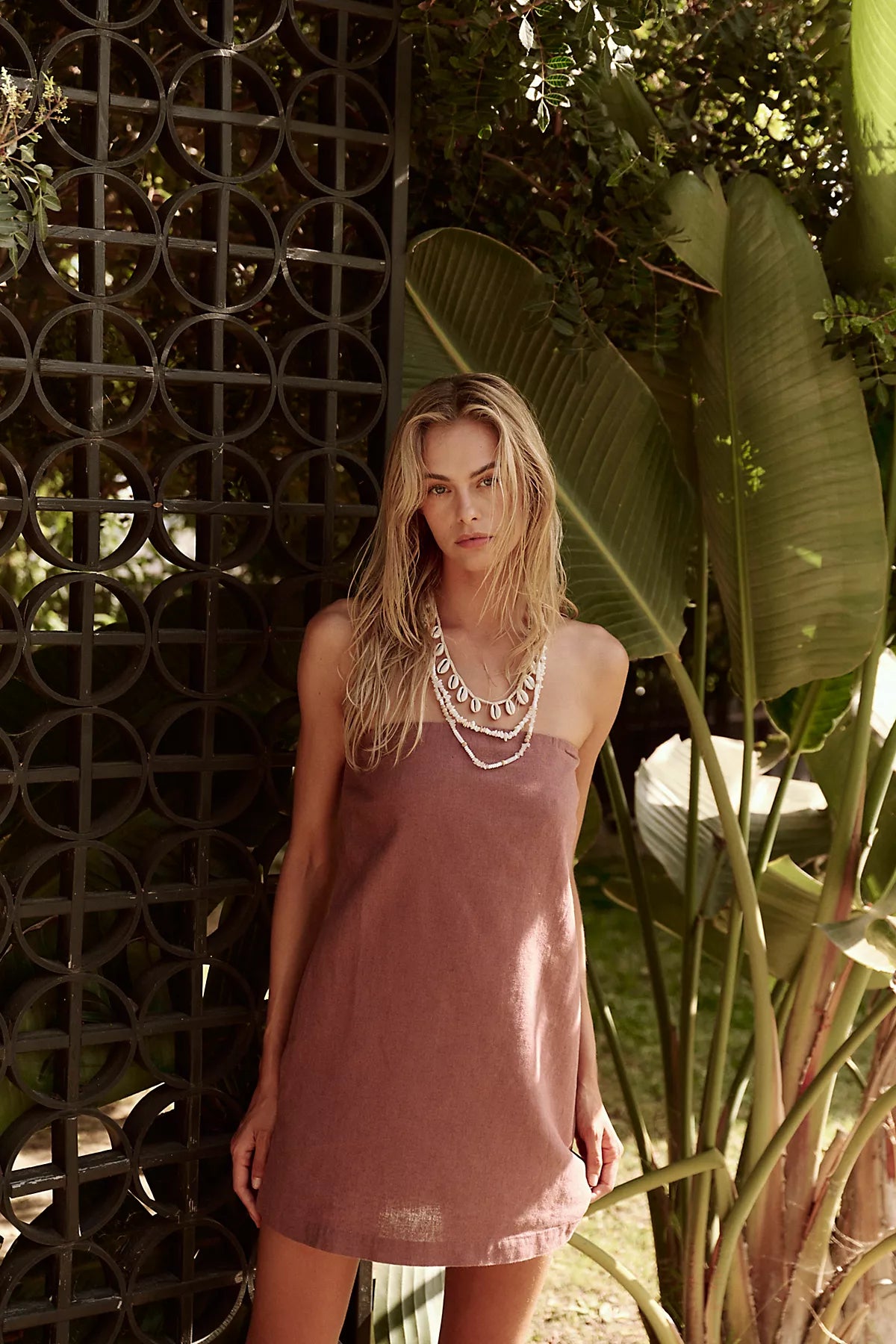 Essentially The Best Cotton-Linen Mini Dress