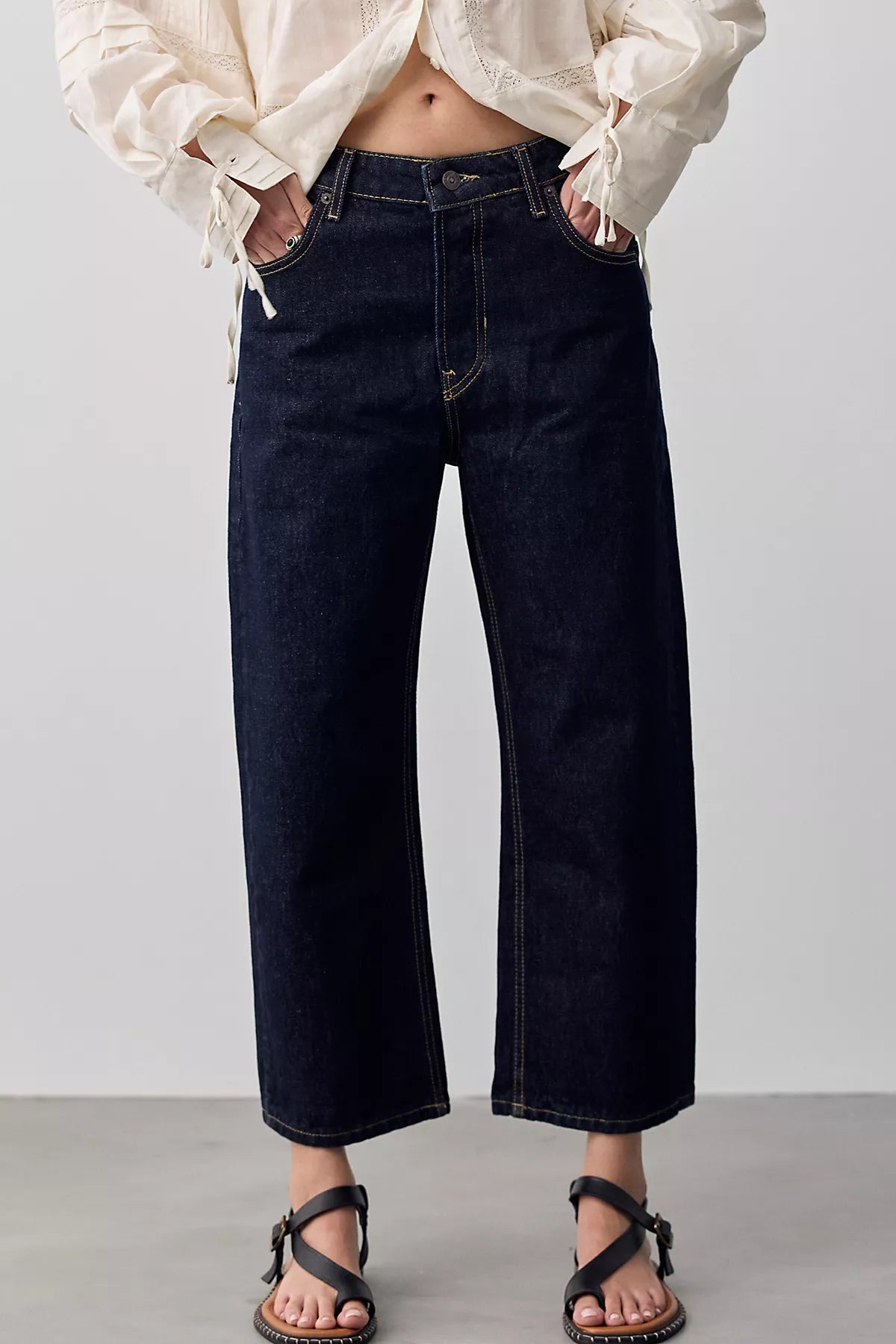 We The Free Deep Trance Dropped Boyfriend Jeans