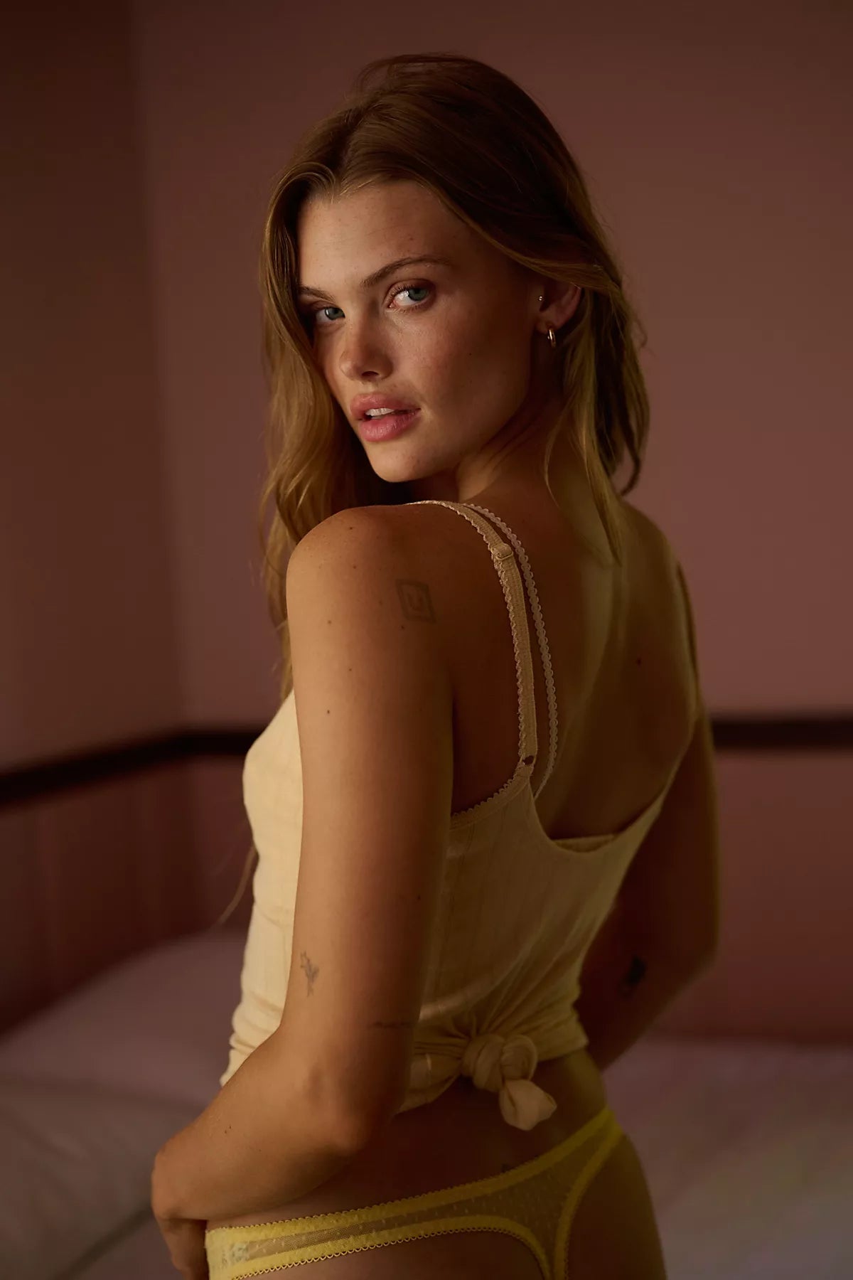 End Game Pointelle Henley Cami