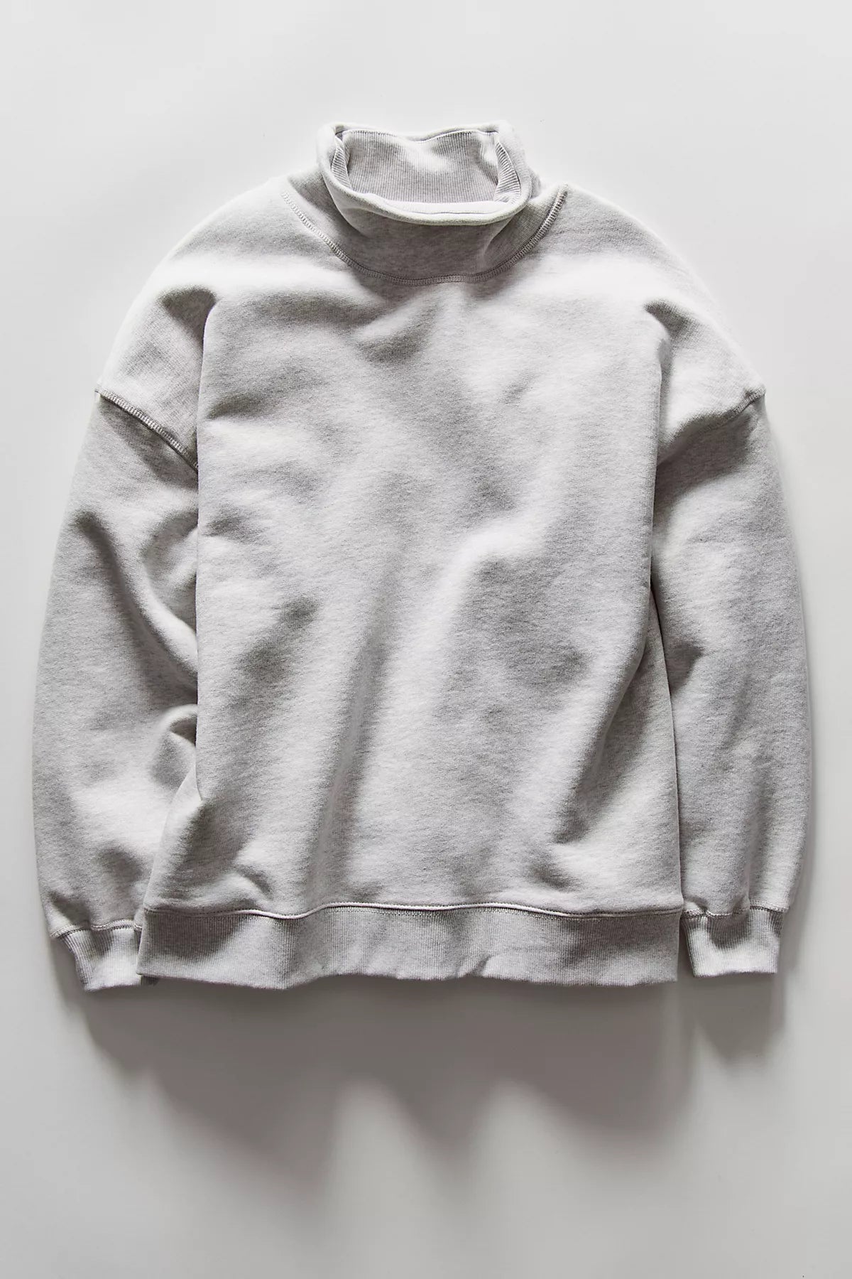 A Cut Above Mock Neck Pullover Sweatshirt