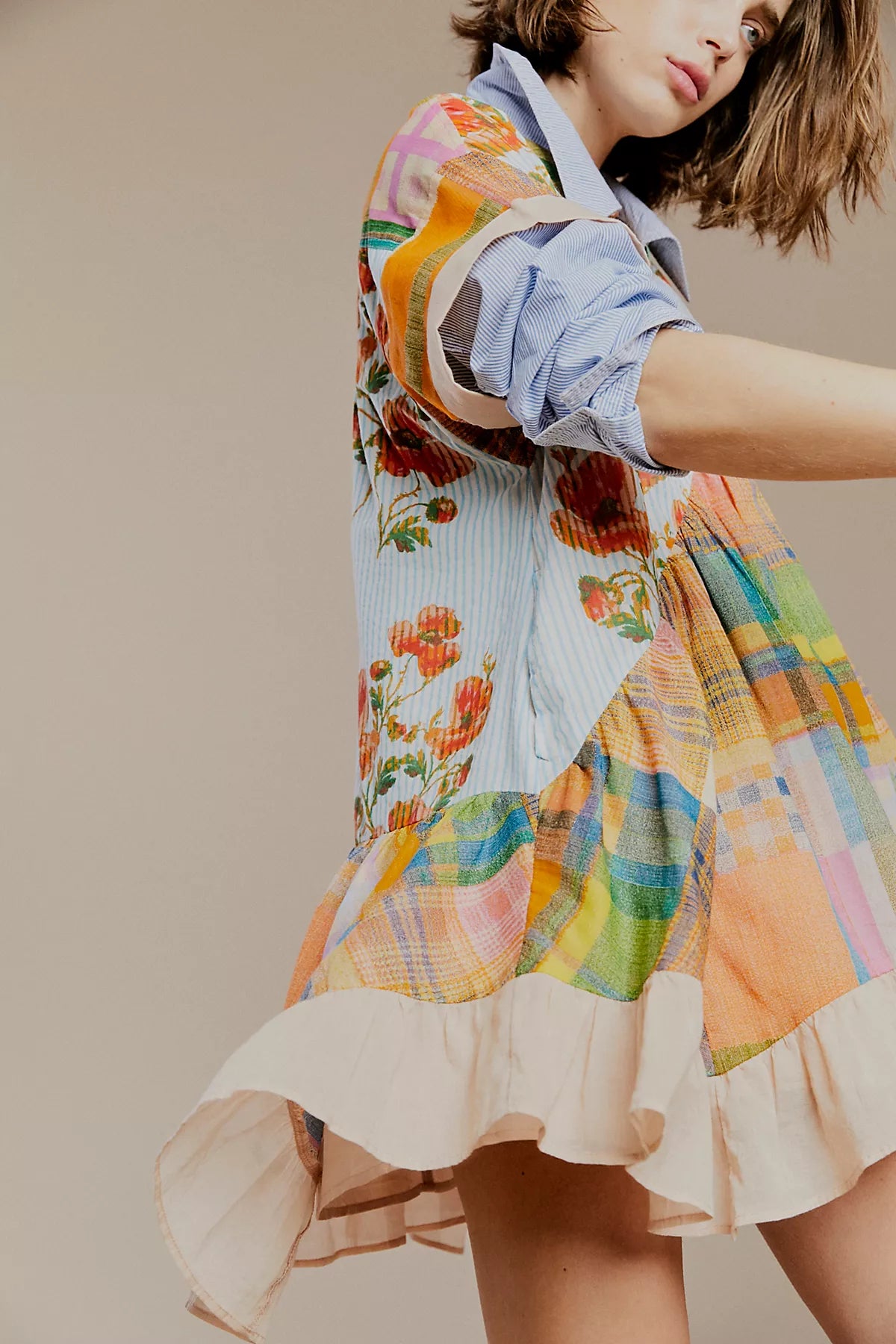 Agnes Printed Mini Dress