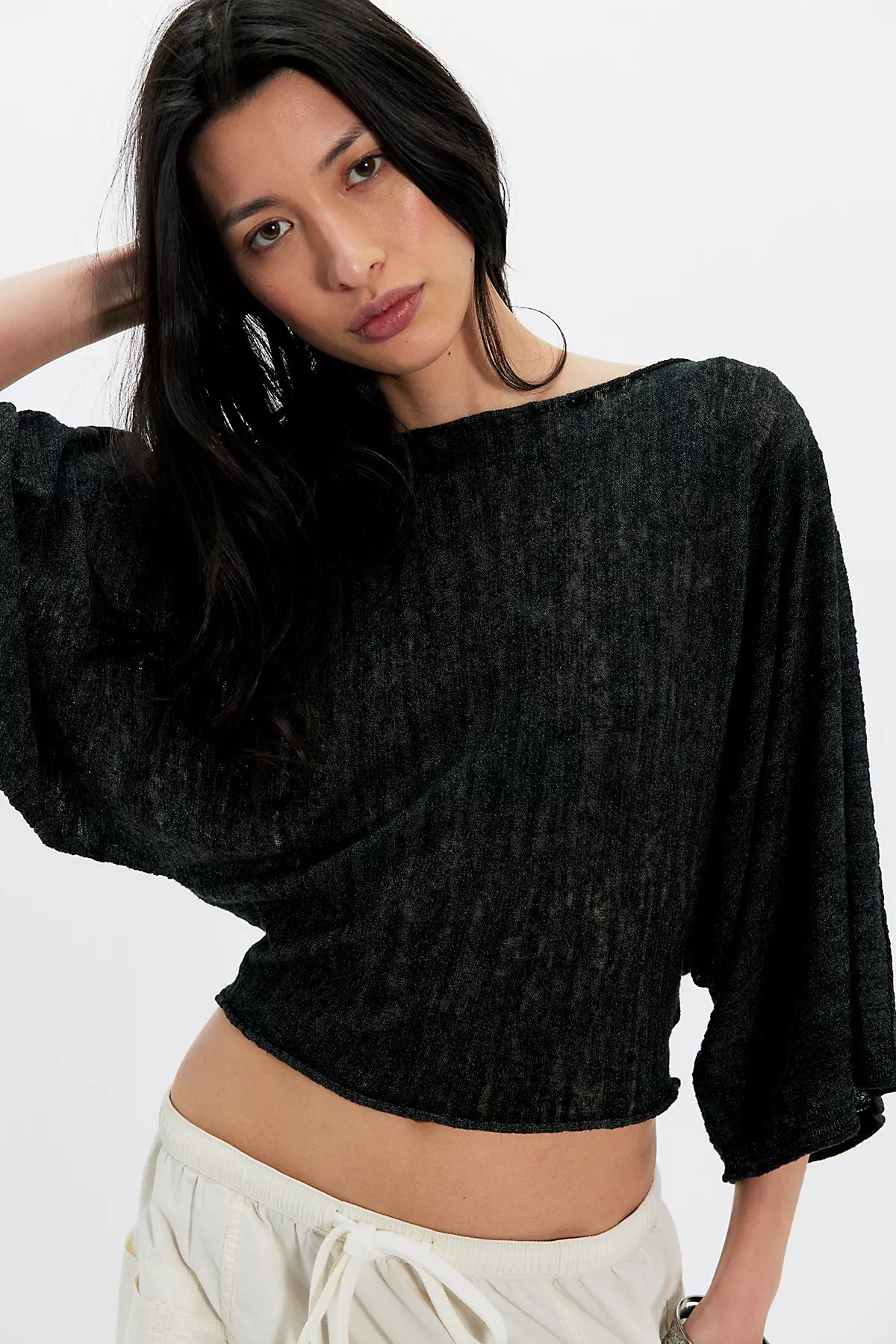 Amber Breeze Off-The-Shoulder Sweater