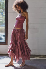 Candy Calling Maxi Slip Skirt