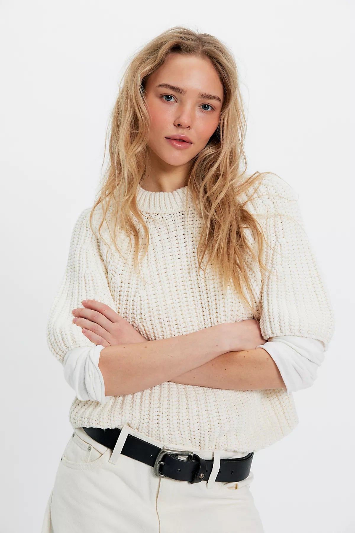 Amy Cotton Sweater Tee