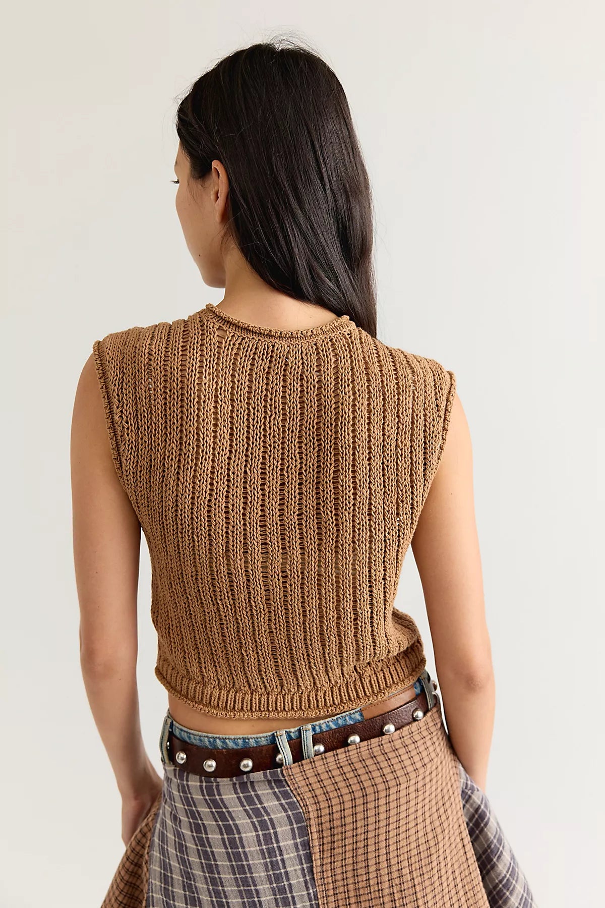 Drop Stitch Cotton Vest