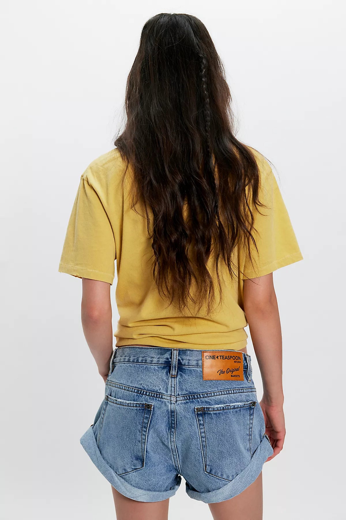 OneTeaspoon Bandits Low-Waist Denim Shorts