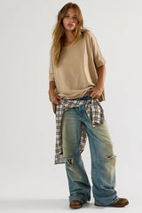 We The Free Rex Oversized Cotton Tee