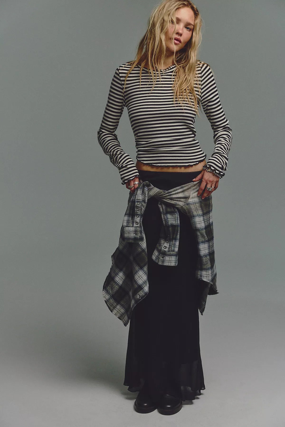 FP One Chloe Solid Maxi Skirt