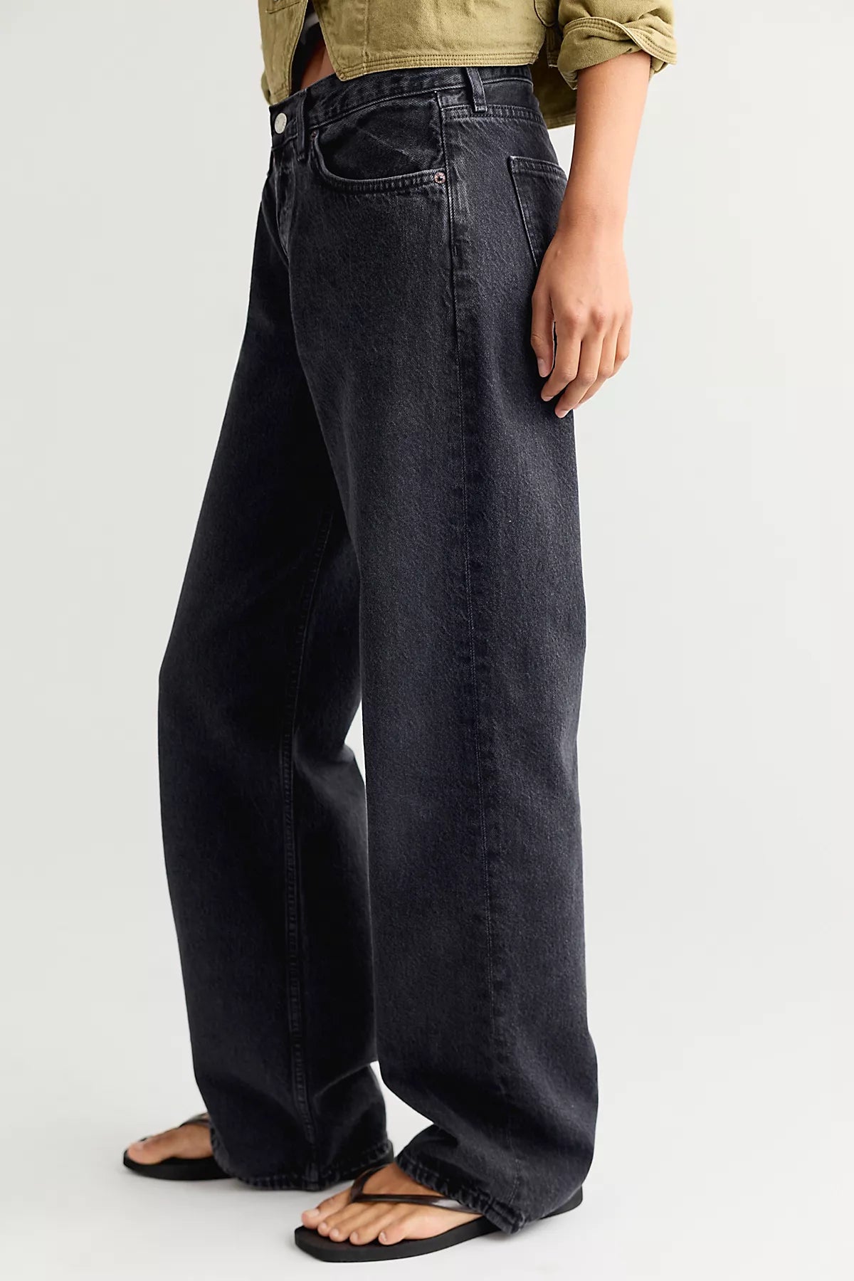 AGOLDE Low-Rise Loose Jeans
